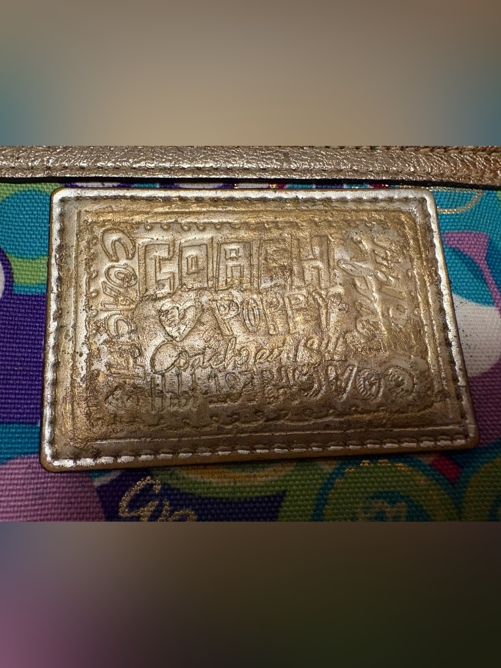 Coach Colorful Patterned Wristlet - Picture 3 of 7